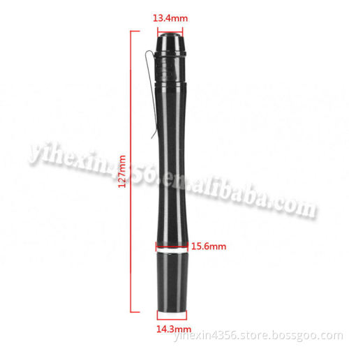 Newest Boruit EFL0849 Aluminium Alloy UV Purple Light 395 nm Led Pocket Pen Light Flashlight Torch